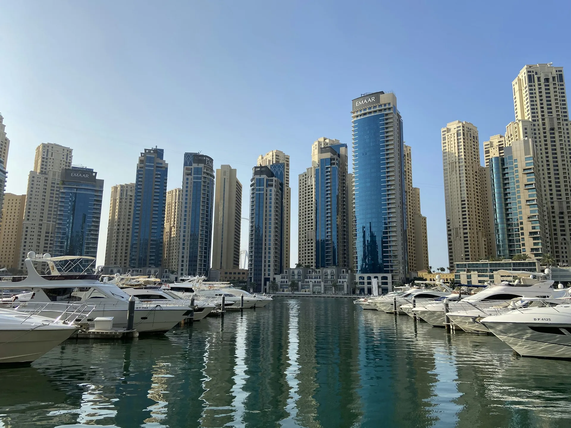 Arquitectura residencial de Dubai Marina